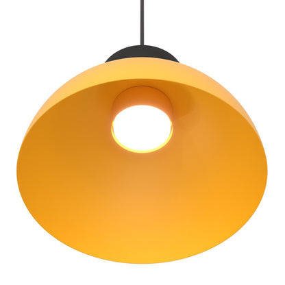 Lunaro 1S pendellampe sort/orange