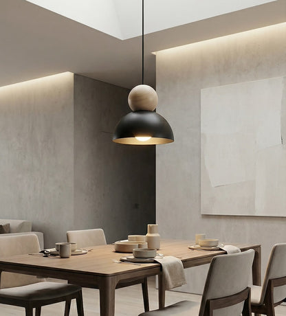Kaki 1S loftlampe sort