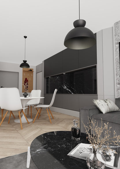 Lunaro 1S pendellampe sort