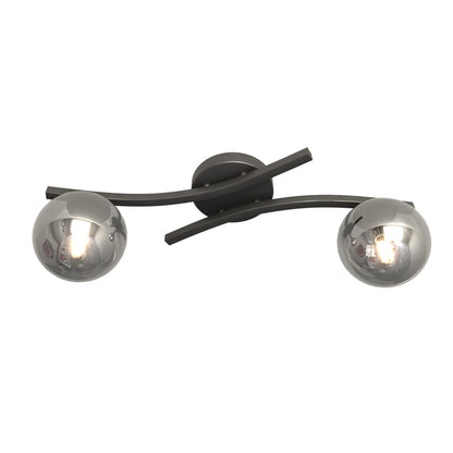 Opus 2 loftlampe sort/grafit