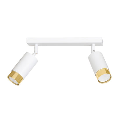 Hiro 2 loftspot hvid/guld