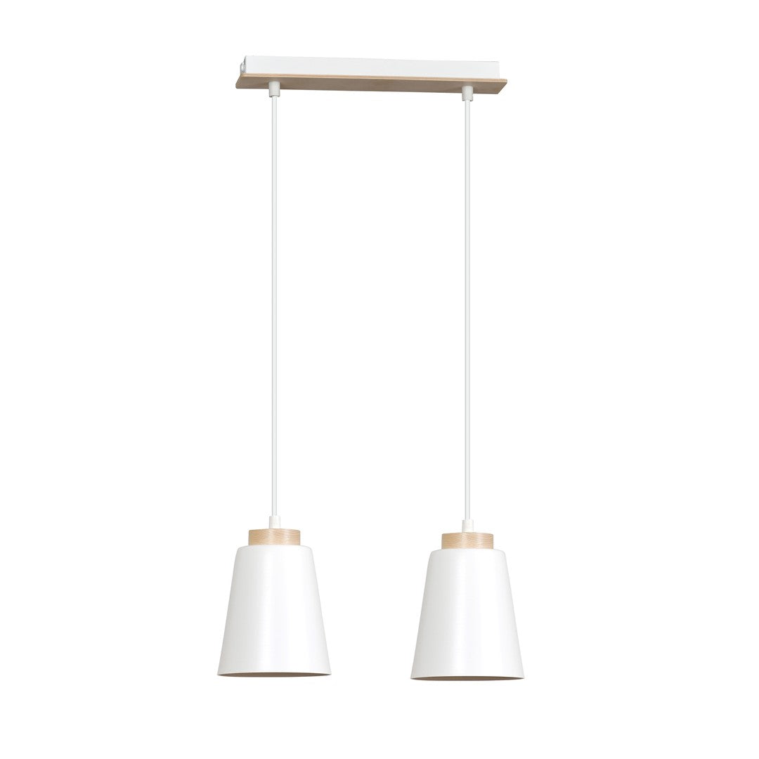 Bolero 2 pendellampe hvid