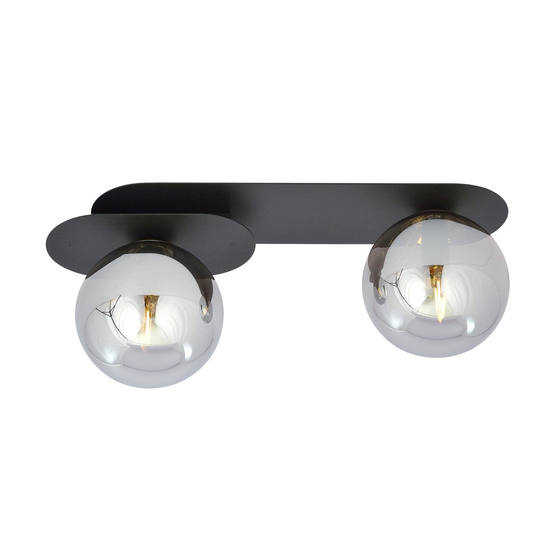 Plaza 2 loftlampe sort/grafit