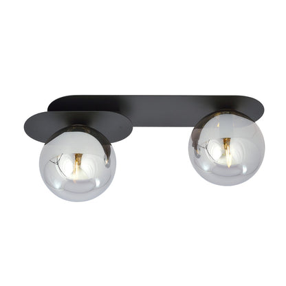 Plaza 2 loftlampe sort/grafit
