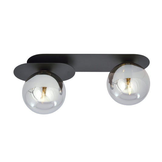Plaza 2 loftlampe sort/grafit