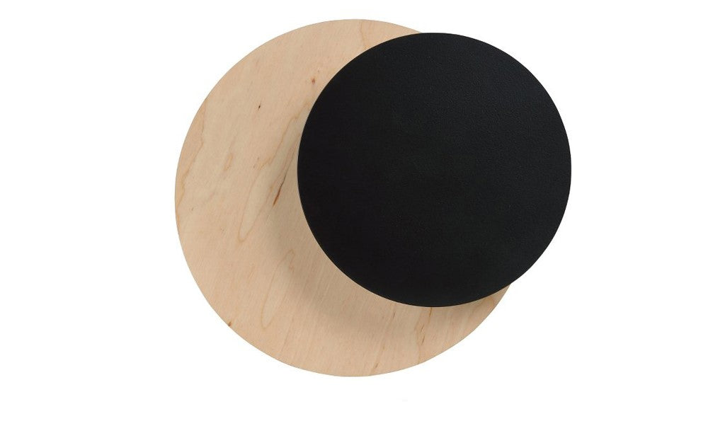 Circle 1b wall lamp black