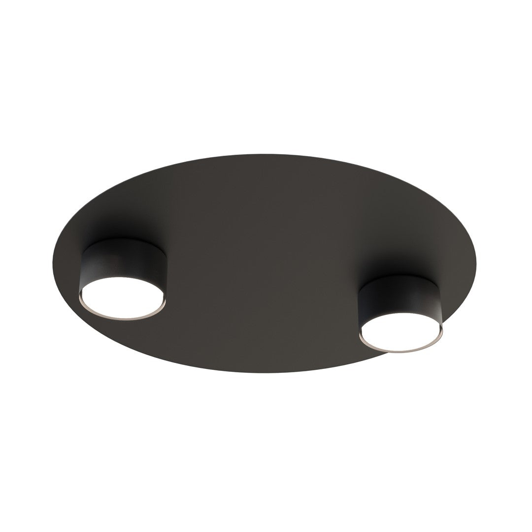 Bolx 2 loftlampe sort