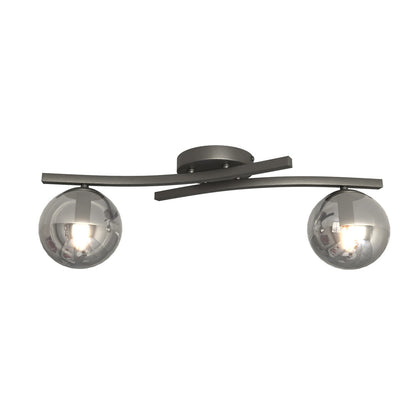 Opus 2 loftlampe sort/grafit