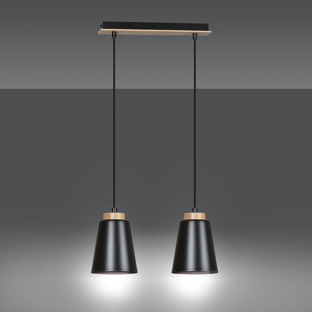 Bolero 2 pendellampe sort