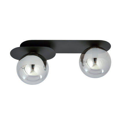 Plaza 2 loftlampe sort/grafit