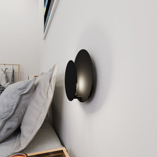 Circle 1c væglampe sort