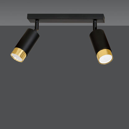 Hiro 2 loftspot sort/guld