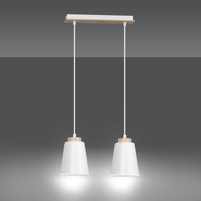 Bolero 2 pendellampe hvid