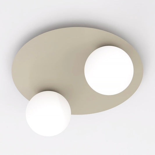 Solar 2 loftlampe mokka/opal