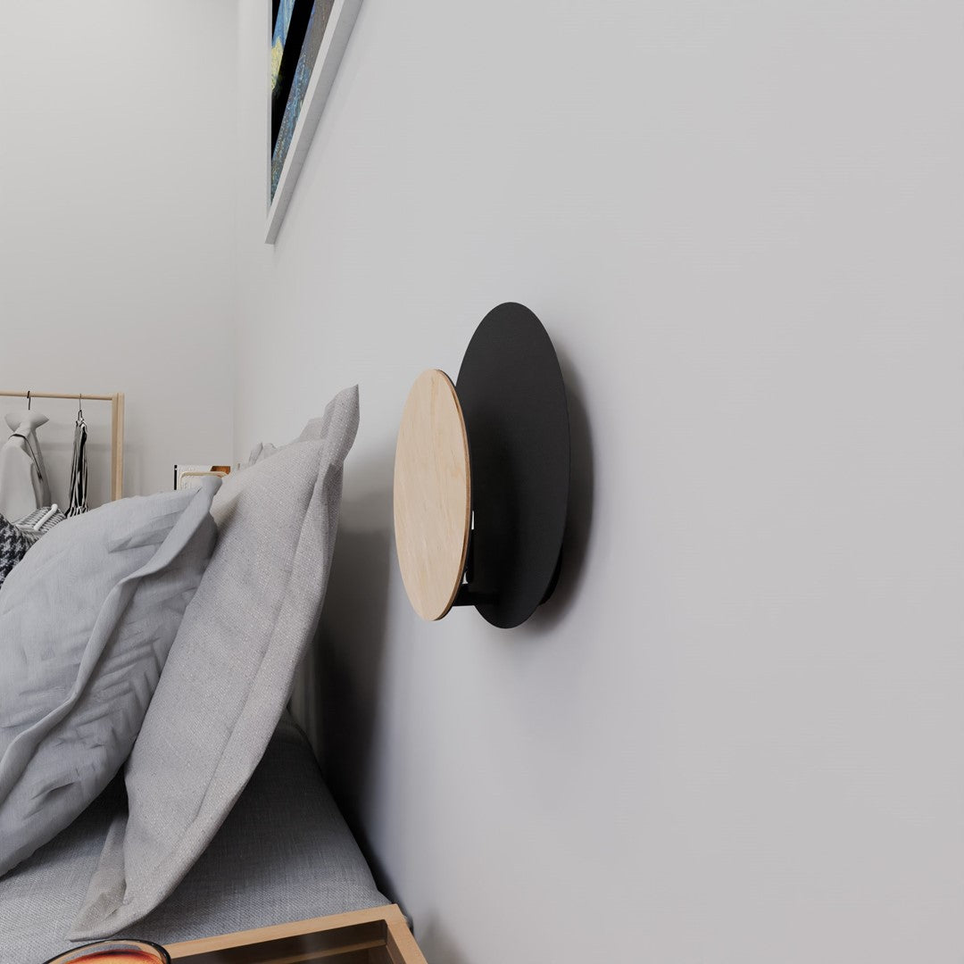 Circle 1a væglampe sort