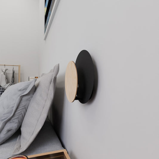 Circle 1a væglampe sort