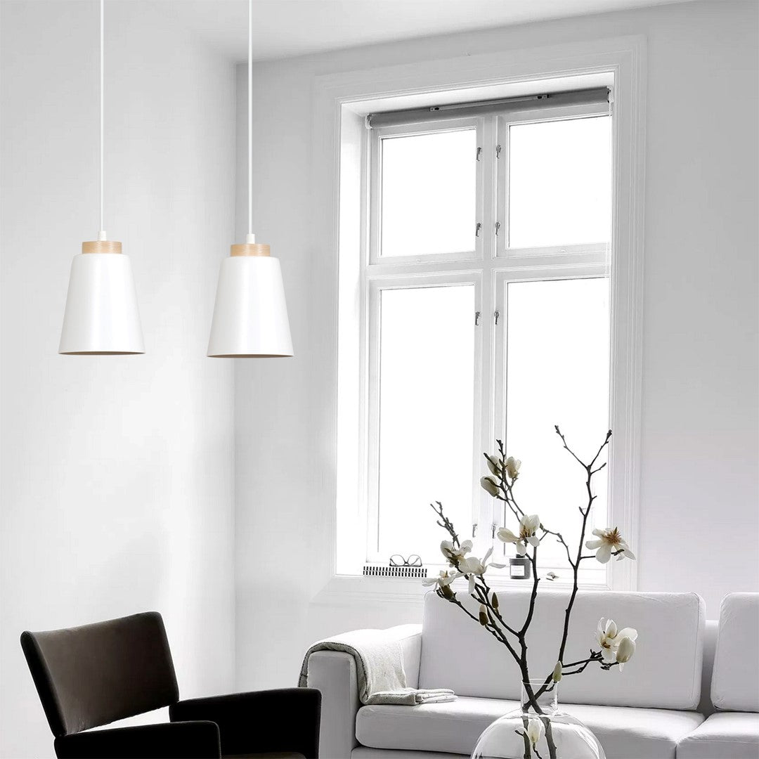 Bolero 2 pendellampe hvid