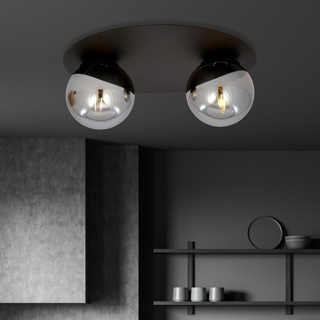 Solar 2 loftlampe sort/grafit