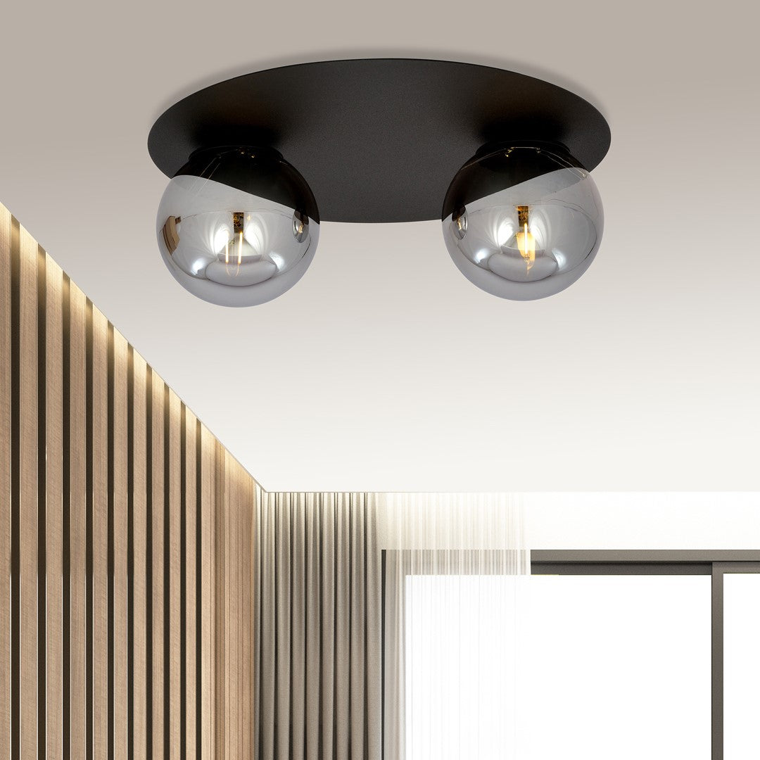 Solar 2 loftlampe sort/grafit