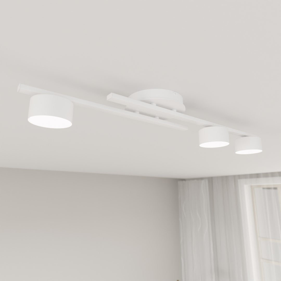 Fragment 3 loftlampe hvid
