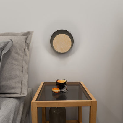 Circle 1a væglampe sort