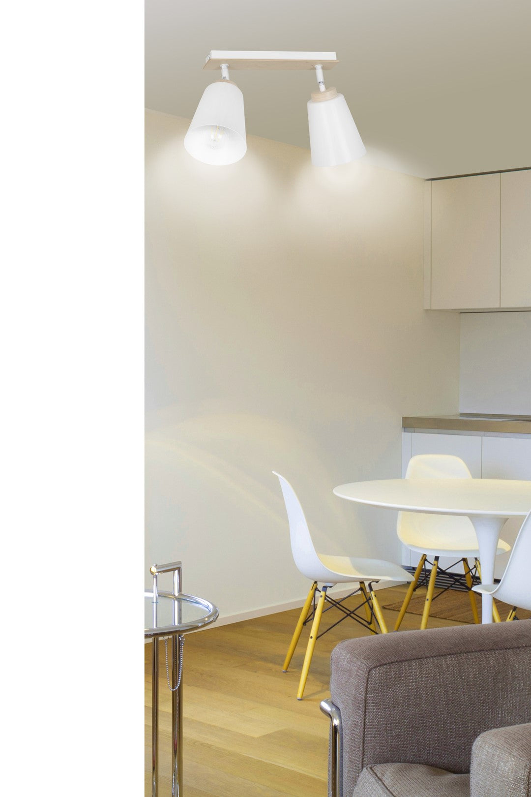 Atlas 2 loftspot hvid