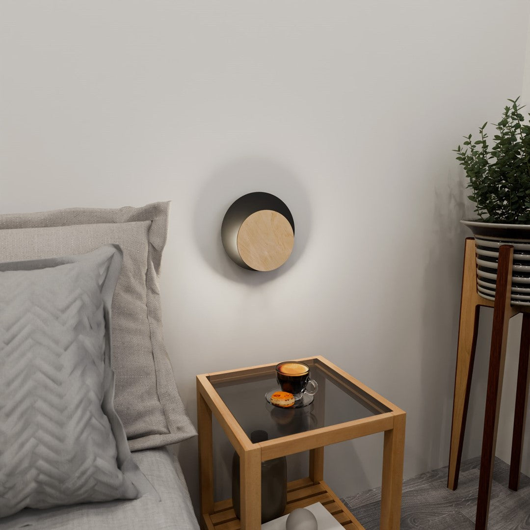 Circle 1a væglampe sort