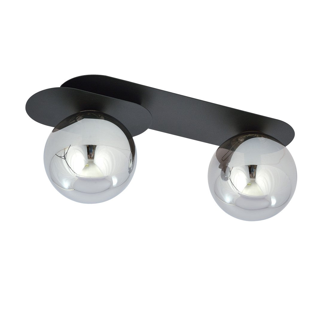 Plaza 2 loftlampe sort/grafit