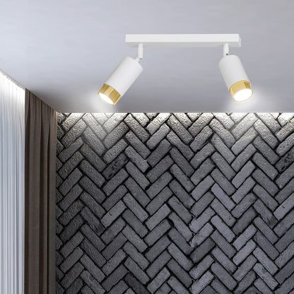Hiro 2 loftspot hvid/guld