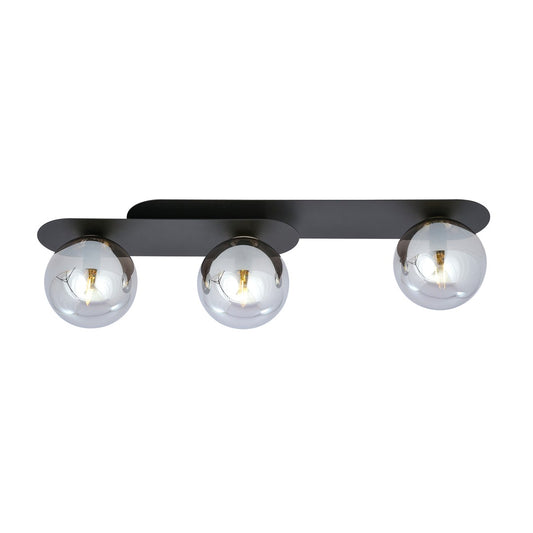 Plaza 3 loftlampe sort/grafit
