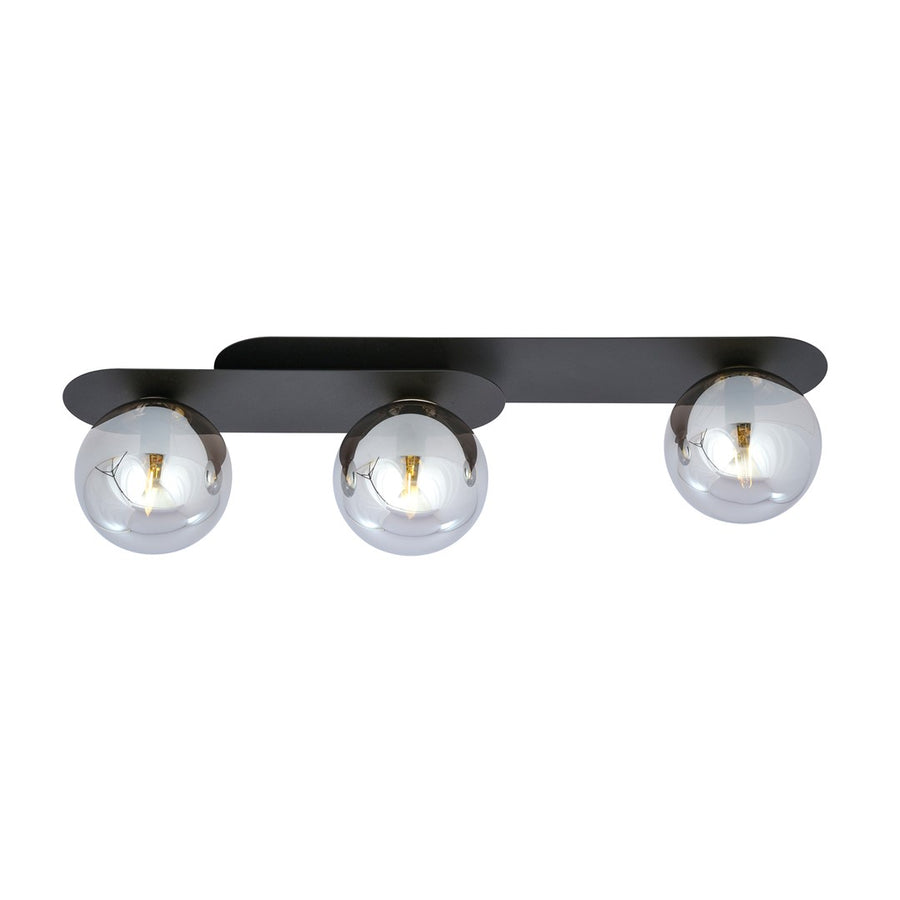 Plaza 3 loftlampe sort/grafit