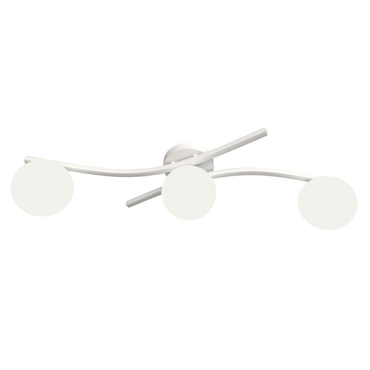 Opus 3 loftlampe hvid/opal