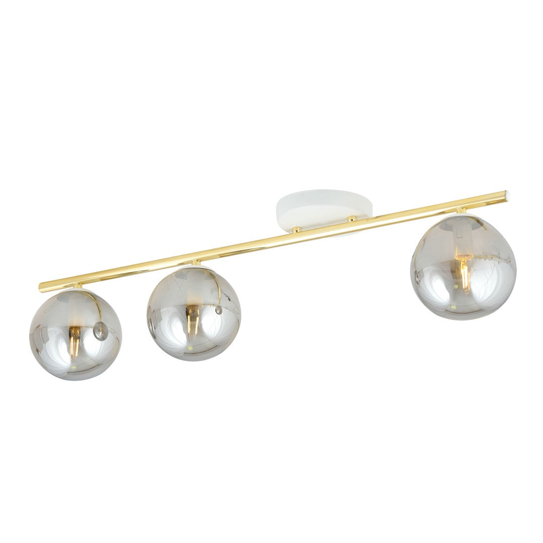 Monza 3 loftlampe hvid/grafit