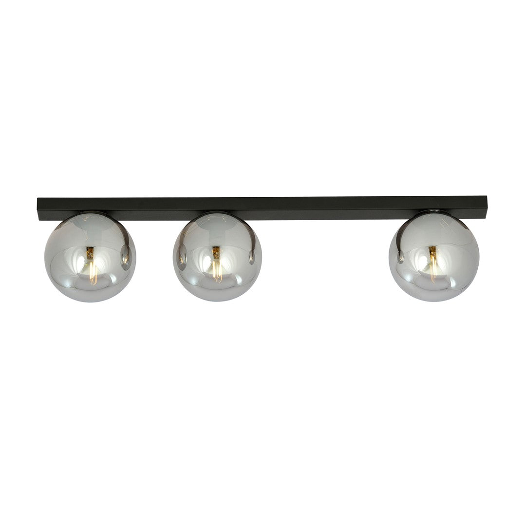 Fit 3 loftlampe sort/grafit
