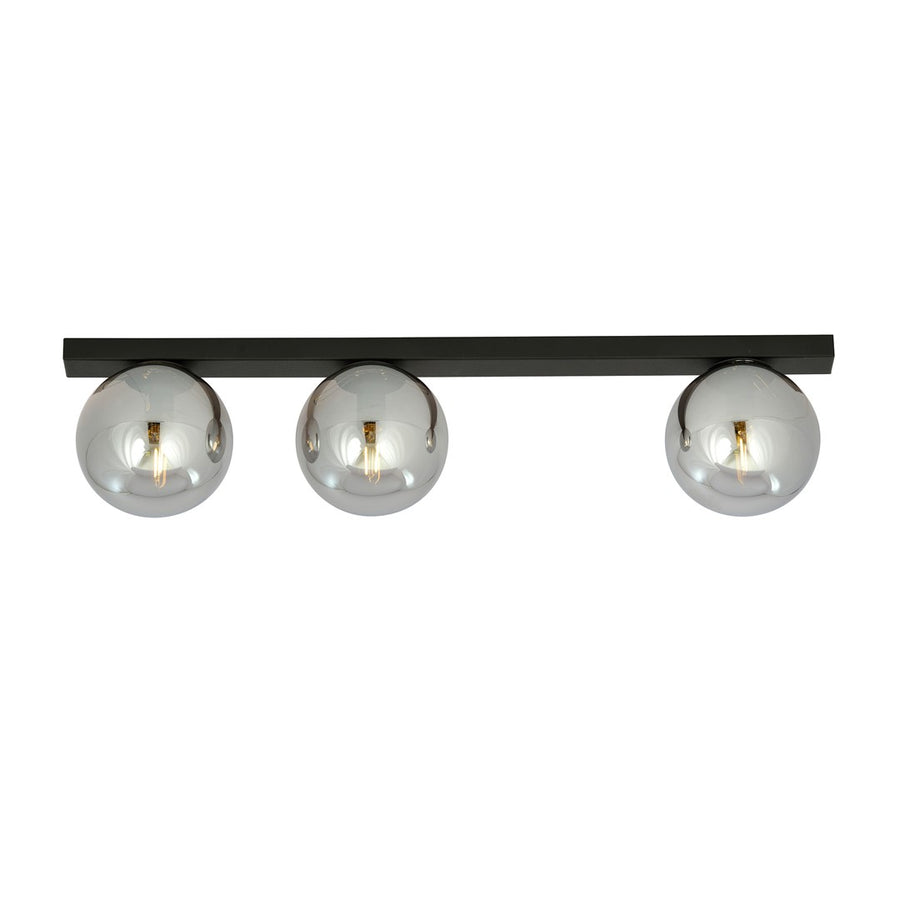 Fit 3 loftlampe sort/grafit