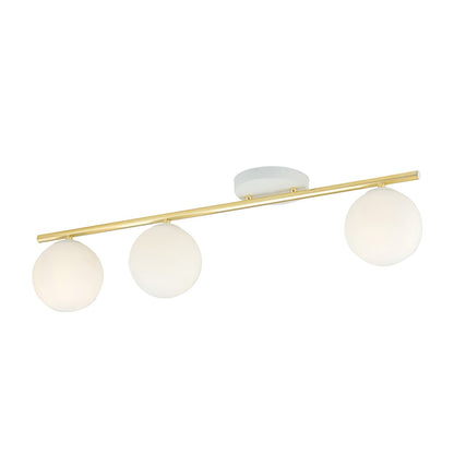 Monza 3 loftlampe hvid/opal