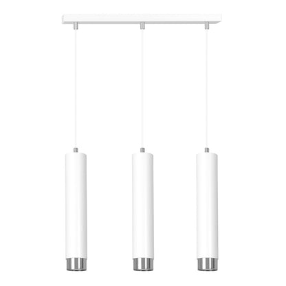 Kibo 3 pendellampe hvid/krom