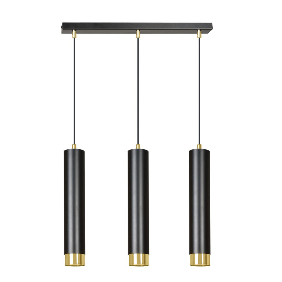 Kibo 3 pendellampe blå/guld