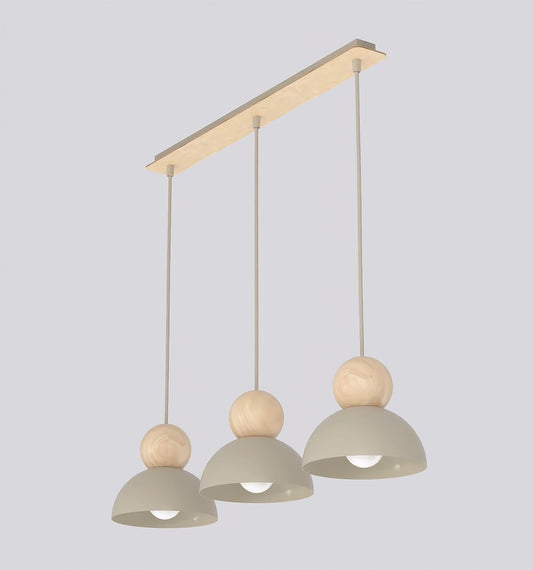 Kaki 3 loftlampe mokka