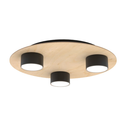 Pixo 3 loftlampe sort