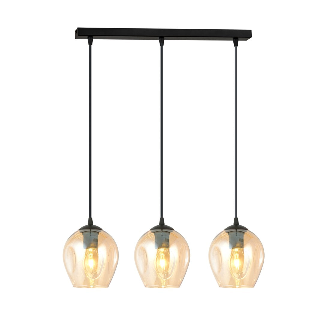 Istar 3 pendellampe sort/honninggul