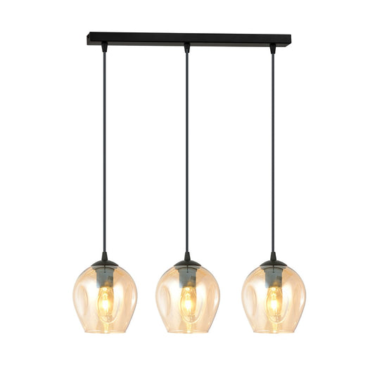 Istar 3 pendellampe sort/honninggul