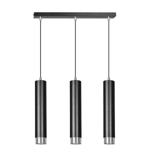 Kibo 3 pendellampe sort/krom