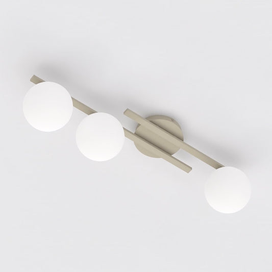 Kairo 3 loftlampe mokka/opal