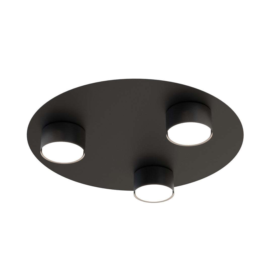 Bolx 3 loftlampe sort