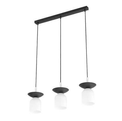 Ego 3 pendellampe sort/hvid