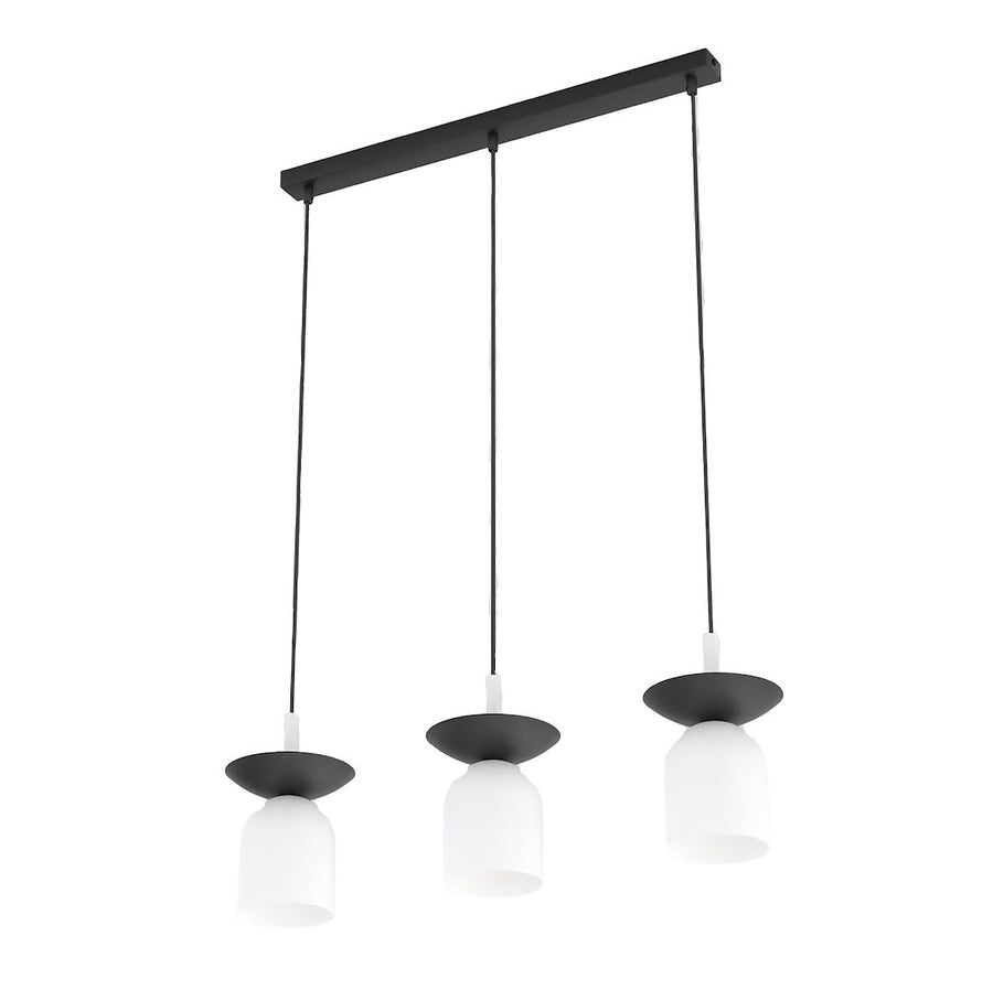 Ego 3 pendellampe sort/hvid