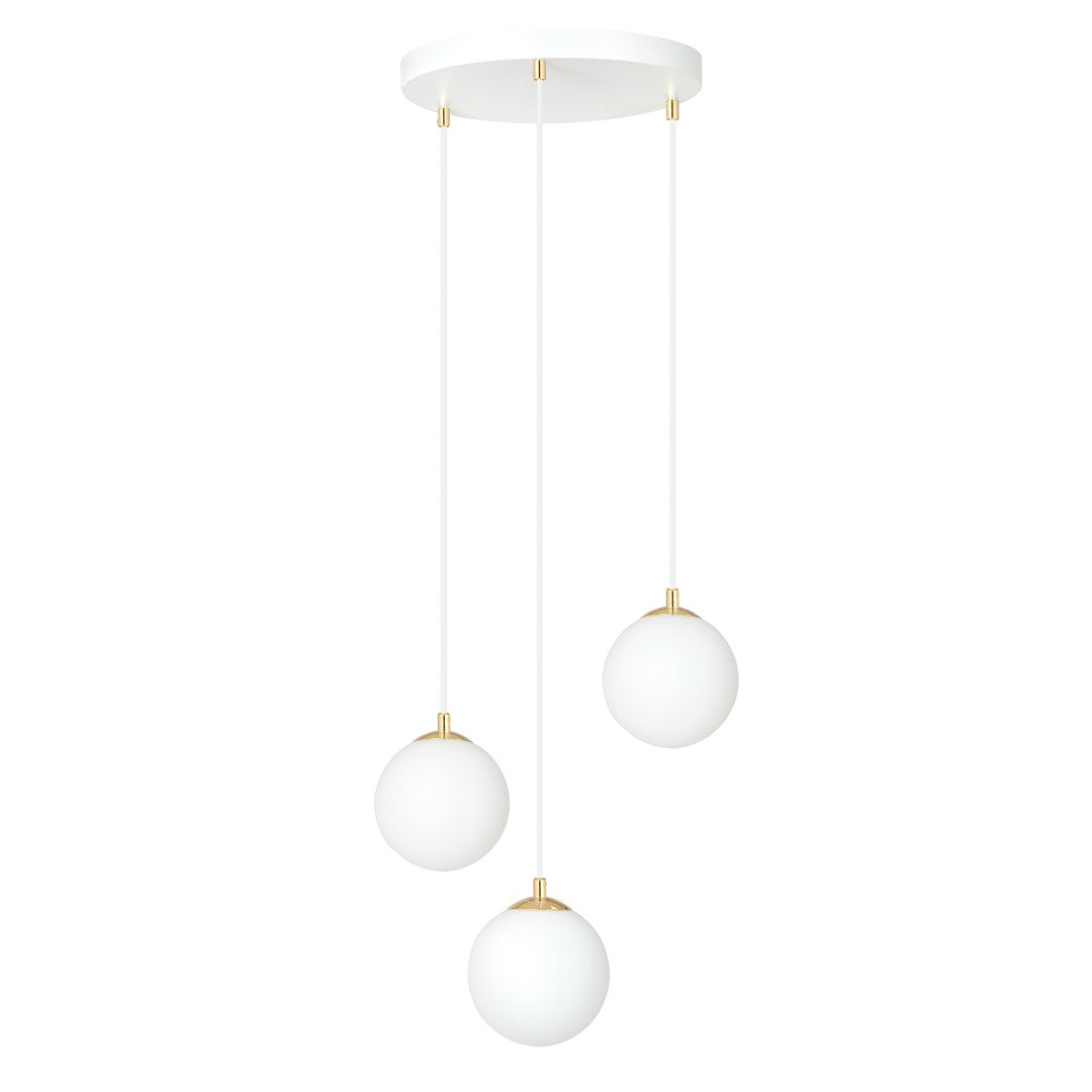 Royal 3 pendellampe hvid