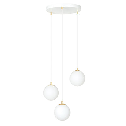 Royal 3 pendellampe hvid