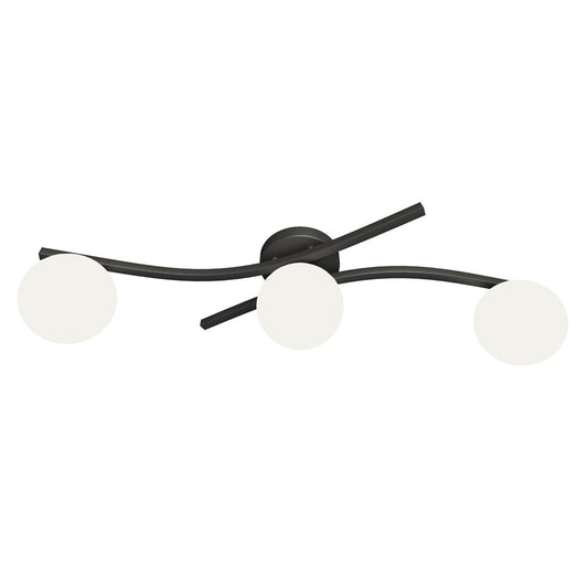 Opus 3 loftlampe sort/opal